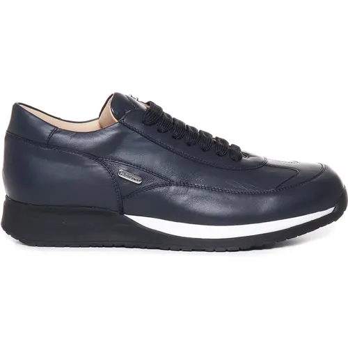 Leather Sneakers with Rubber Sole , male, Sizes: 8 UK, 6 UK - Paciotti - Modalova