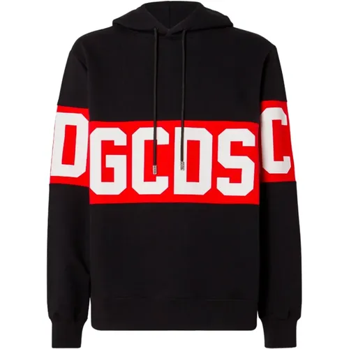 Long Sleeve Logo Hoodie , male, Sizes: L, XL - Gcds - Modalova