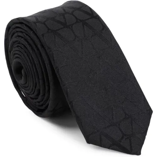 Yarn-Dyed Ties , male, Sizes: ONE SIZE - Valentino Garavani - Modalova