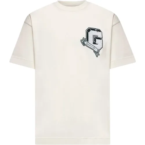 Rosa G-Patch besticktes T-Shirt , Herren, Größe: 3XL - Givenchy - Modalova