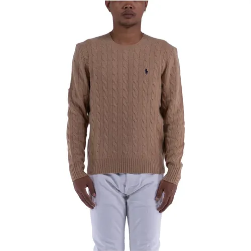 Klassischer Wollstrick Rundhals Pullover - Ralph Lauren - Modalova