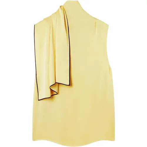 Sleeveless Top with Bow Fastening , female, Sizes: XS, S - Stella Mccartney - Modalova