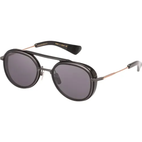 Spacecraft Sunglasses Black Iron Rose Gold , unisex, Sizes: ONE SIZE - Dita - Modalova