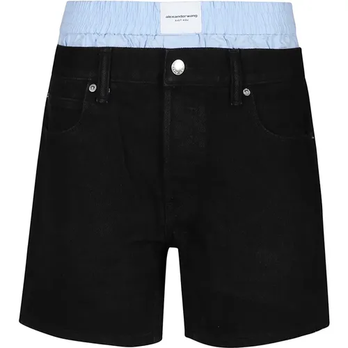 Loose Boxer Shorts , female, Sizes: W28, W26, W29, W27, W25 - alexander wang - Modalova