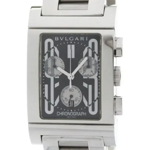 Pre-owned Stainless Steel watches , male, Sizes: ONE SIZE - Bvlgari Vintage - Modalova