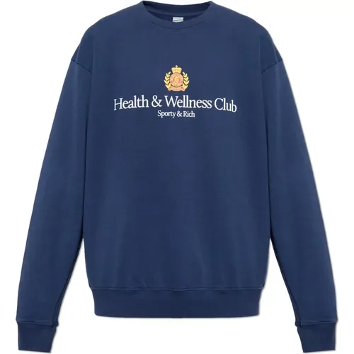 Sweatshirt aus der NY Crest Kollektion , unisex, Größe: S - Sporty & Rich - Modalova