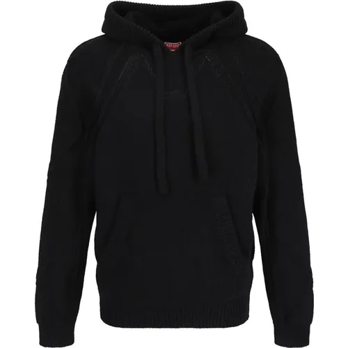 Handbestickter Kabel-Hoodie-Pullover - Kenzo - Modalova