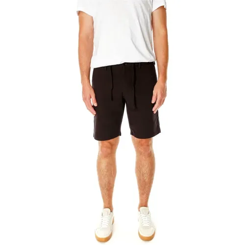 Seersucker-Shorts mit mittlerer Leibhöhe , Herren, Größe: W32 - Nn07 - Modalova
