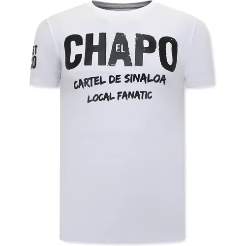 EL Chapo Sinaloa Kartell Herren T-Shirt , Herren, Größe: 2XL - Local Fanatic - Modalova