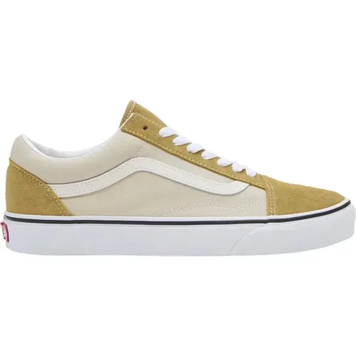 Canvas & Suede Pop Cream Sneakers , male, Sizes: 7 UK, 10 UK, 6 UK, 8 UK, 9 UK - Vans - Modalova