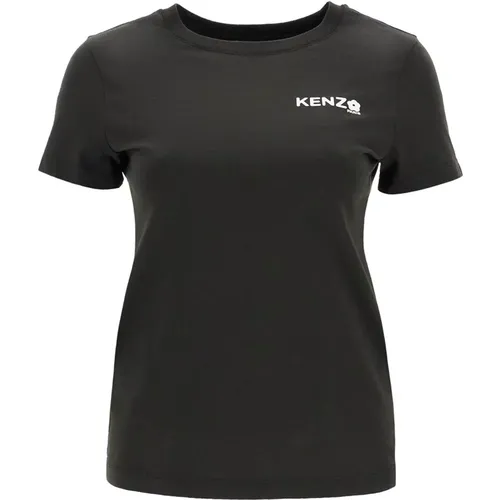 Boke 2.0 Logo Print T-Shirt , Damen, Größe: M - Kenzo - Modalova