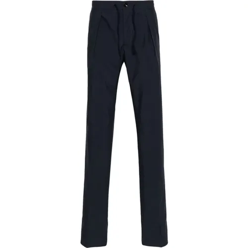 Baumwoll-Drawstring-Hose mit Taschen , Herren, Größe: XL - Incotex - Modalova