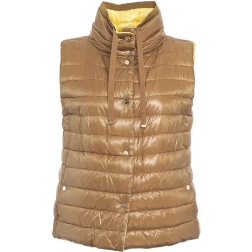 Womens Clothing Jackets Coats Gold Ss24 , female, Sizes: L, M - Herno - Modalova