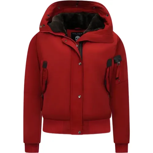 Jacken für Kleine Frauen Rot , Damen, Größe: L - Gentile Bellini - Modalova
