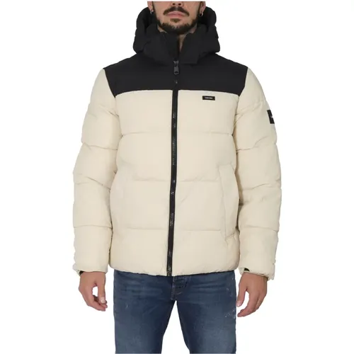 ACE Color Block Jacket with Detachable Hood , male, Sizes: XL, L - Calvin Klein - Modalova
