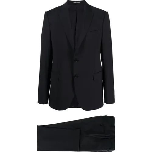 Classic Wool Suit , male, Sizes: 2XL - Emporio Armani - Modalova