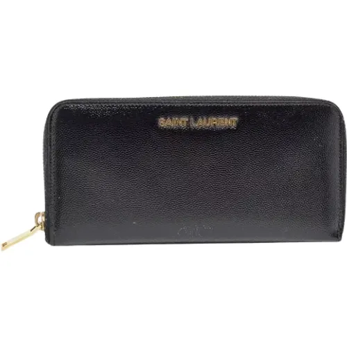 Pre-owned Leather wallets , female, Sizes: ONE SIZE - Yves Saint Laurent Vintage - Modalova