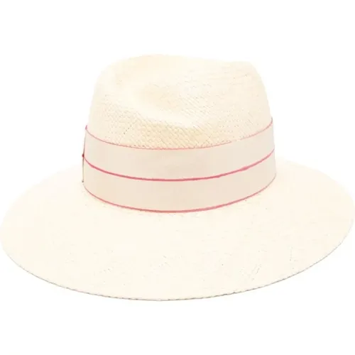 Straw Wide Brim Hat , female, Sizes: L, S - Borsalino - Modalova