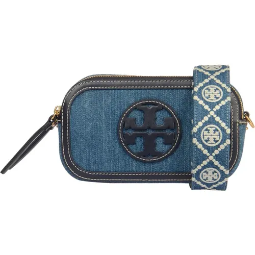 Denim Mini Crossbody Bag , female, Sizes: ONE SIZE - TORY BURCH - Modalova