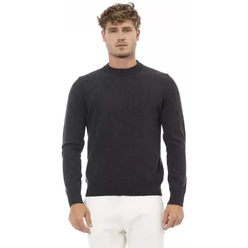 Wool Crewneck Sweater , male, Sizes: XL - Alpha Studio - Modalova