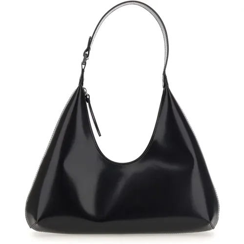 Leather Shoulder Bag , female, Sizes: ONE SIZE - By FAR - Modalova