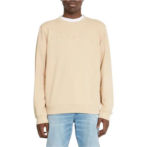 Tone-on-Tone Logo Sweatshirt , Herren, Größe: L - John Richmond - Modalova