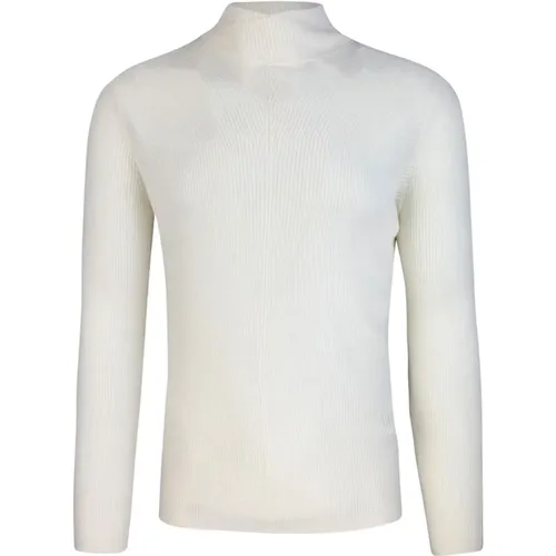 Ribbed Sweater Slim Fit , male, Sizes: S, L - Emporio Armani - Modalova