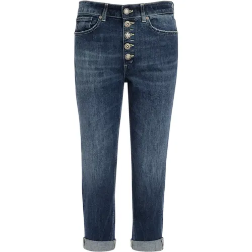 Stilvolle Cropped Jeans für Frauen , Damen, Größe: W24 - Dondup - Modalova