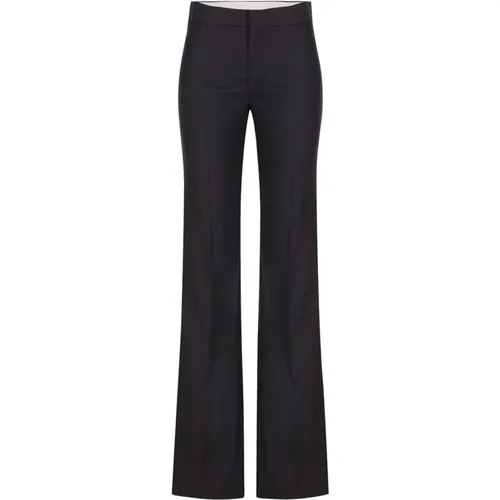 Wool Pants with Hook and Zip Fastening , female, Sizes: L - Chloé - Modalova