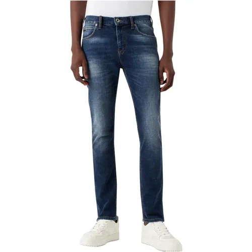 Klassische Straight Fit Jeans , Herren, Größe: W30 - Emporio Armani - Modalova