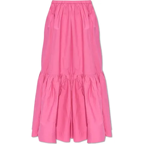 Cotton skirt , female, Sizes: S - Ganni - Modalova