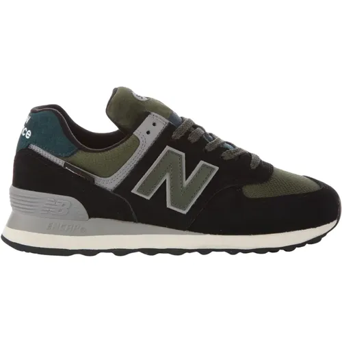 Black Grey Retro Sneakers , female, Sizes: 6 1/2 UK, 5 UK, 5 1/2 UK - New Balance - Modalova