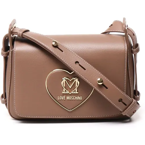 Schultertasche Klappenverschluss - Love Moschino - Modalova