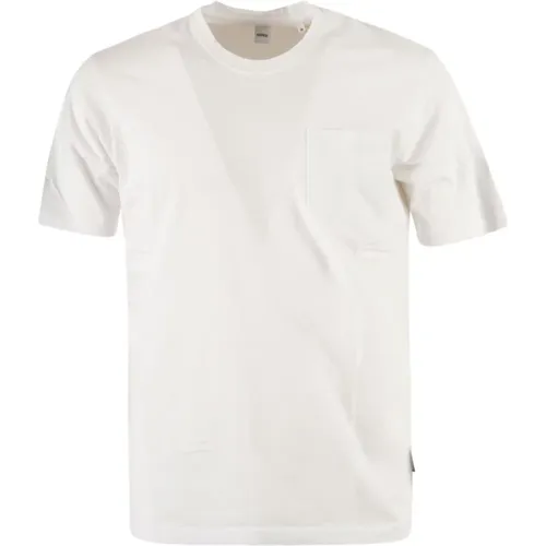 Weißes Tshirt 01072 , Herren, Größe: L - Aspesi - Modalova