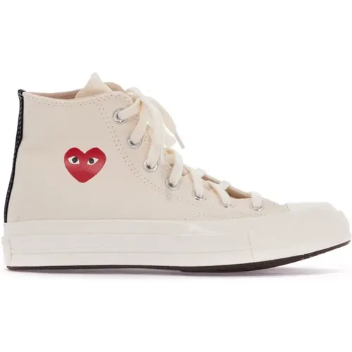 Canvas Hi-Top Chuck Sneakers , Herren, Größe: 45 EU - Comme des Garçons Play - Modalova