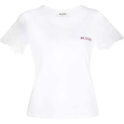 T-Shirts , Damen, Größe: M - Blugirl - Modalova
