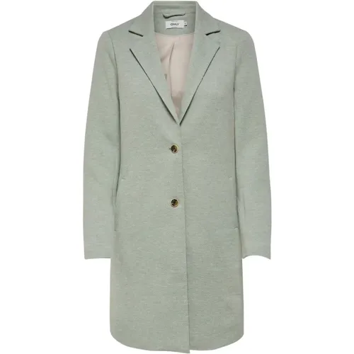 Buttoned Lapel Collar Coat , female, Sizes: S - Only - Modalova