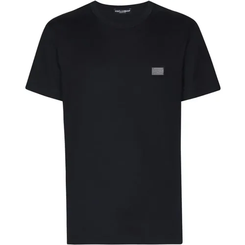 T-Shirts , male, Sizes: L, M - Dolce & Gabbana - Modalova