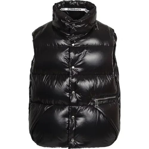 Feather Sleeveless Gilet , male, Sizes: XS - Khrisjoy - Modalova