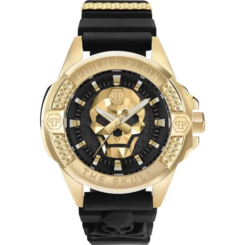 The $kull Titan Gold Watch , male, Sizes: ONE SIZE - Philipp Plein - Modalova
