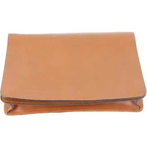 Pre-owned Leather clutches , female, Sizes: ONE SIZE - Maison Margiela Pre-owned - Modalova