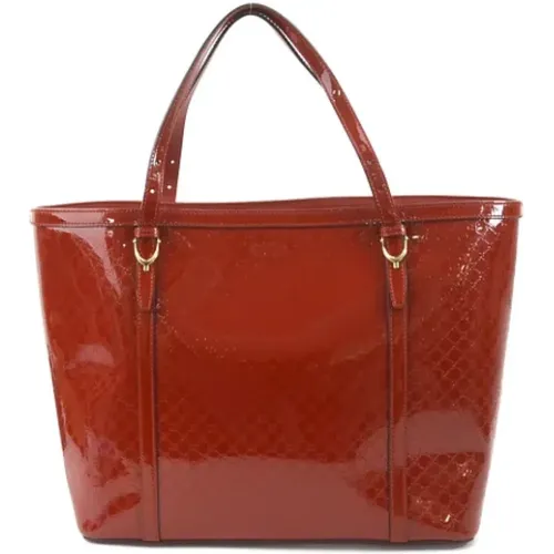 Pre-owned Leather totes , female, Sizes: ONE SIZE - Gucci Vintage - Modalova