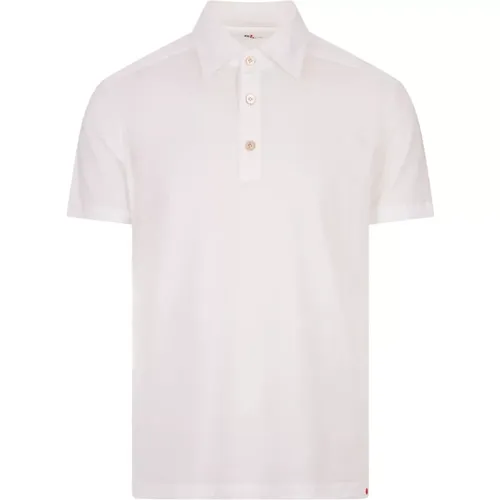 Weißes Poloshirt Kurzarm , Herren, Größe: 5XL - Kiton - Modalova