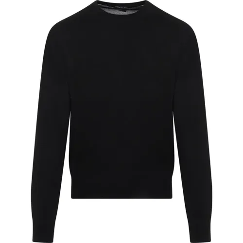 Kaschmir-Seidenpullover in Schwarz - Tom Ford - Modalova