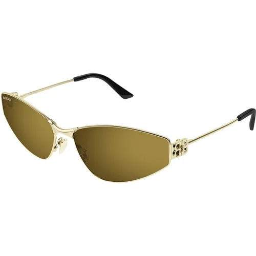 Cat-Eye Sonnenbrille mit BB-Logo , Damen, Größe: 65 MM - Balenciaga - Modalova