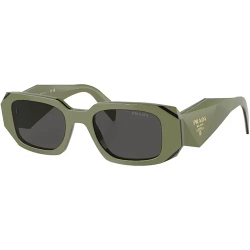 Grüne Sonnenbrille für den täglichen Gebrauch - Prada - Modalova