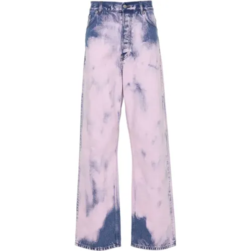 Trousers Pink , male, Sizes: W33, W30 - Dries Van Noten - Modalova