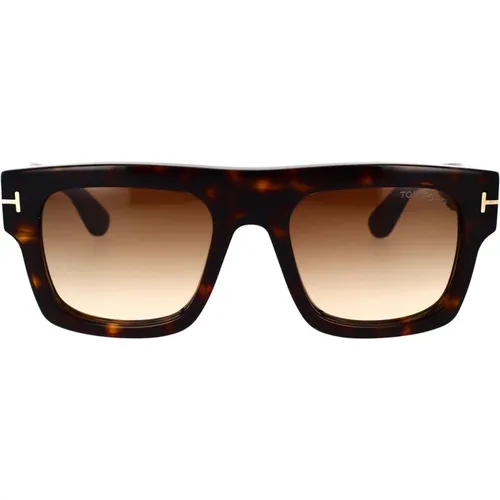 Geometric Sunglasses with T Logo , unisex, Sizes: 53 MM - Tom Ford - Modalova
