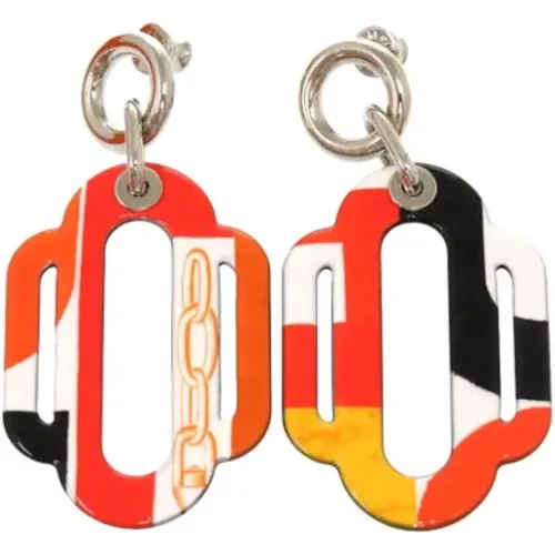 Pre-owned Metal earrings , female, Sizes: ONE SIZE - Hermès Vintage - Modalova