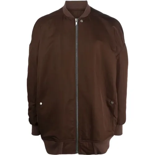 Virgin Wool Jacket with Silver Details , male, Sizes: XL, L, M - Rick Owens - Modalova